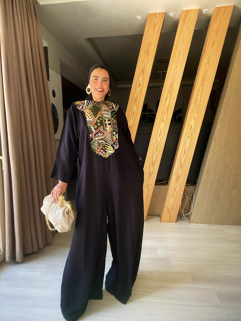 Indian Zipper Linen Jumpsuits