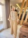 Indian Zipper Linen Jumpsuits