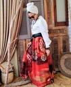 Brown Circles Skirt