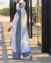 Denim Ease Poncho 