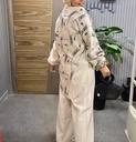 Abstract Linen Pants Set