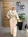 Abstract Linen Pants Set