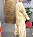 Linen Button-Up Shirt & Wide-Leg Trousers Set