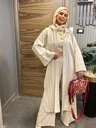 Beaded Linen Kimono