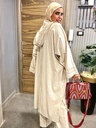 Beaded Linen Kimono