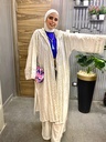 Beaded Linen Kimono