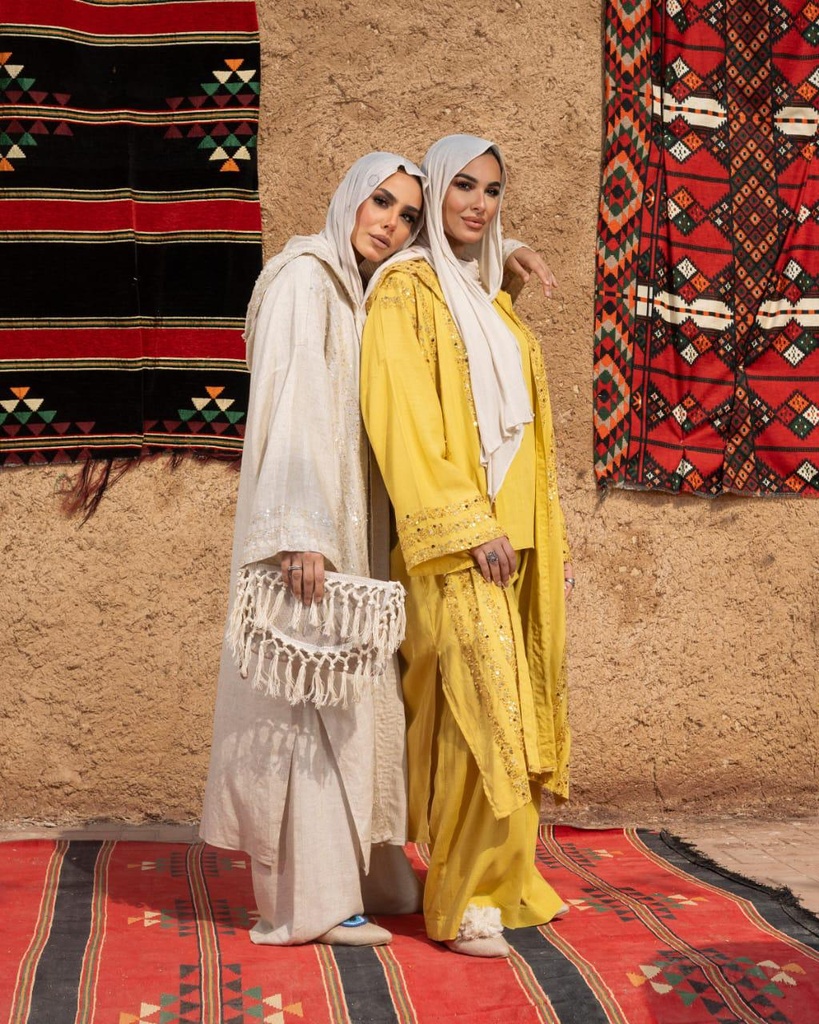 Beaded Linen Kimono
