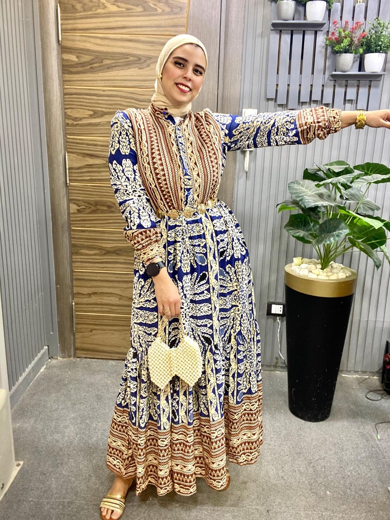 Boho Printed Maxi Dress