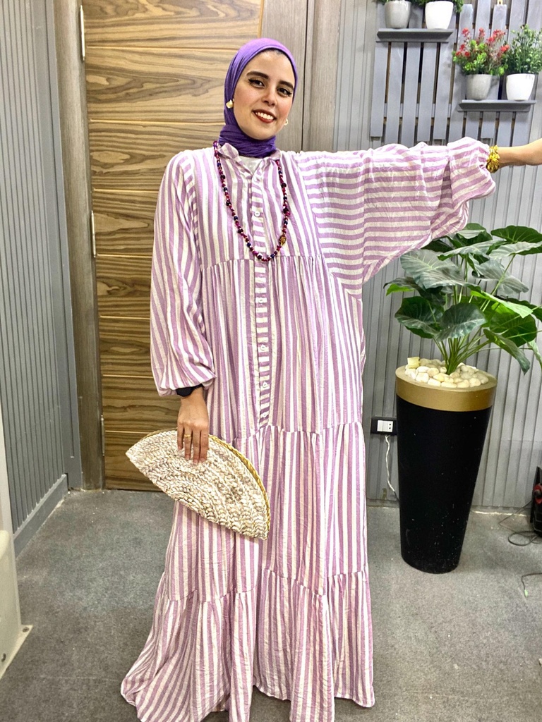 Vertical Striped Dress