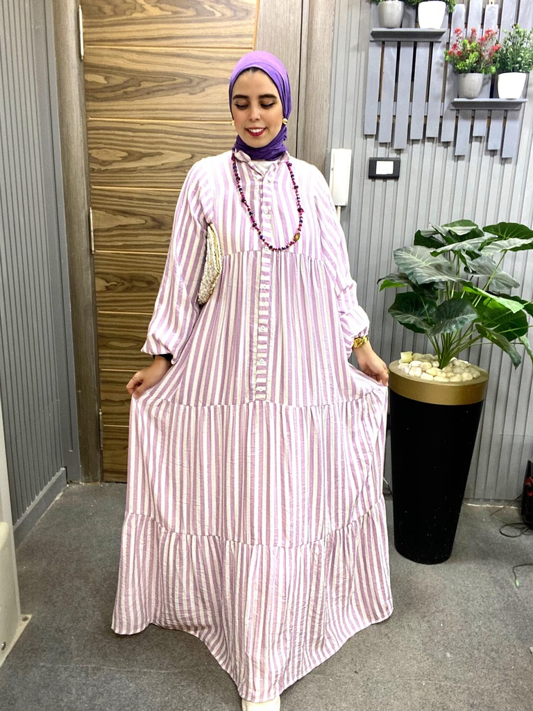 Vertical Striped Dress
