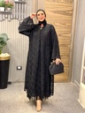 Guipure Lace Sleeves Dress 