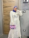  Portrait Guipure Lace Skirt Set