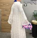  Portrait Guipure Lace Skirt Set