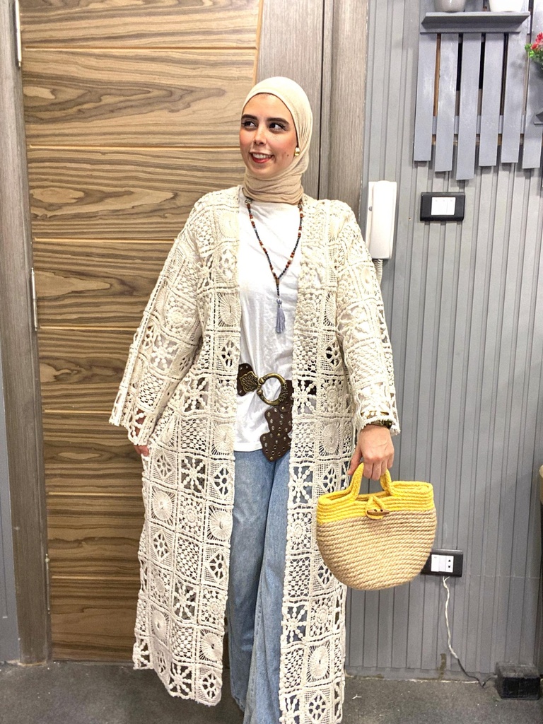 Crochet Kimono Cardigan