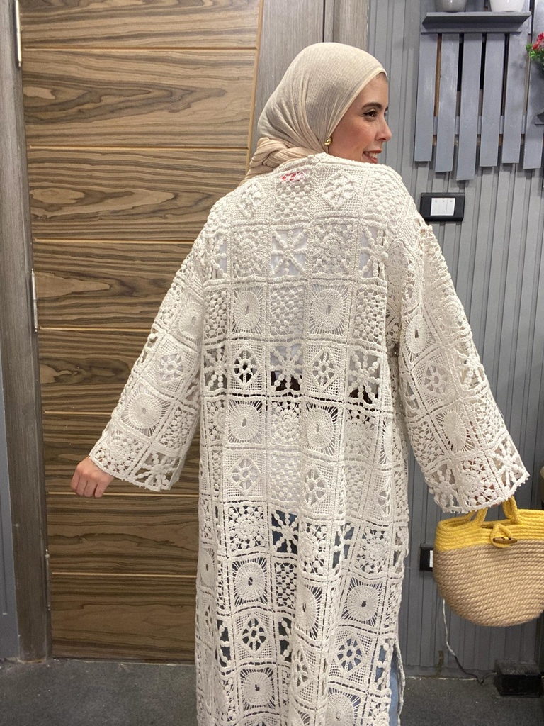 Crochet Kimono Cardigan