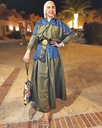 Denim Gabardine Skirt Set