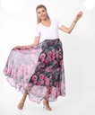 Flowy Floral Two Layered Skirt