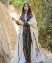 Embroidered Linen Kaftan