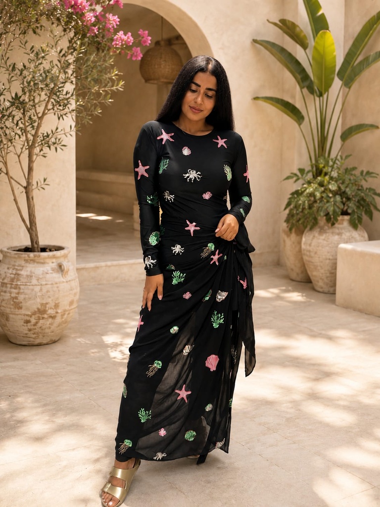 Sea Life Sequin Burkini