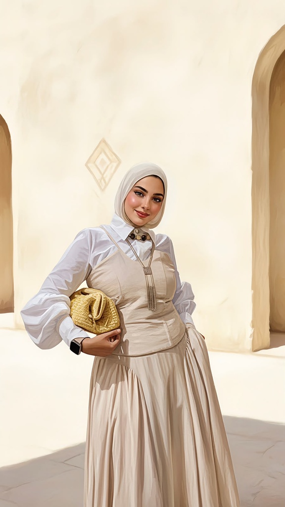 Linen Skirt Suit