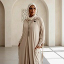 Zip-Up Collared Maxi Dress