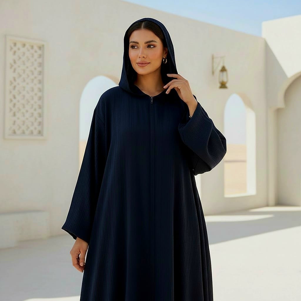 Zipped Abaya
