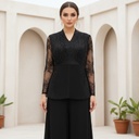 Shimmer Lace Corset Suit 