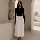 Lining Linen Skirt 