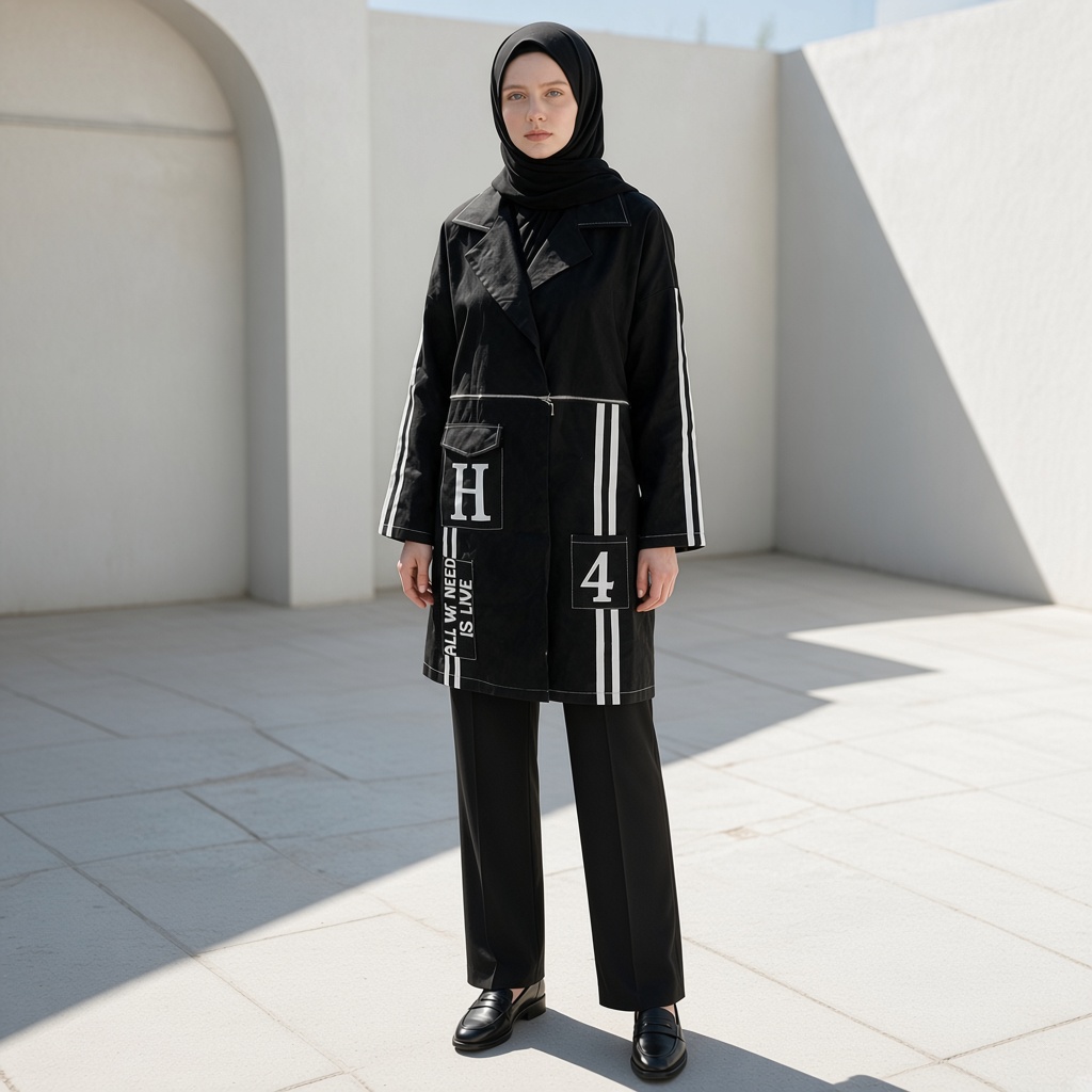 Chic Hooded Coat
