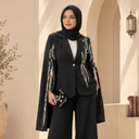 Embroidered Shimme Pants Suit 
