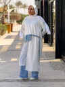 Denim Belted Dress 