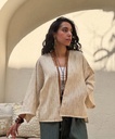 Linen Knitted Kimono