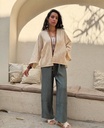 Crushed Green Pants