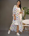Eyes and Lips Chiffon Kimono