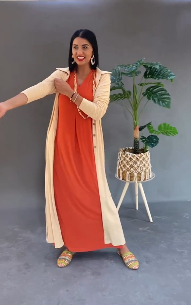 Basic Cotton Chain Dress