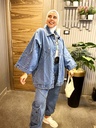 Studs Denim on Denim Set