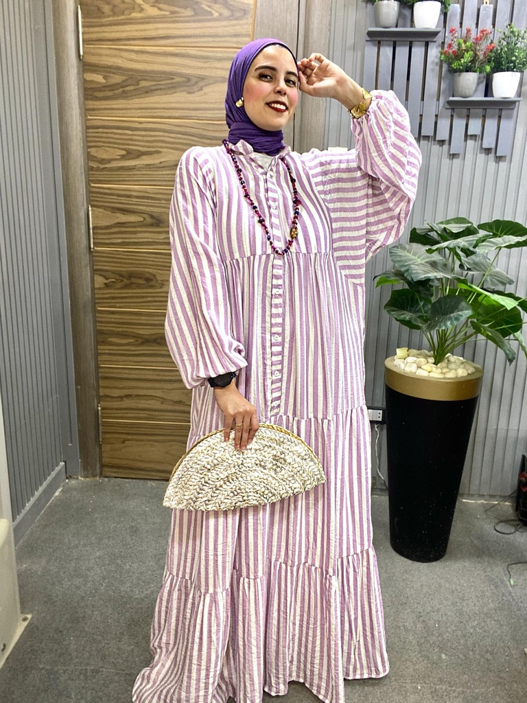 Vertical Striped Dress