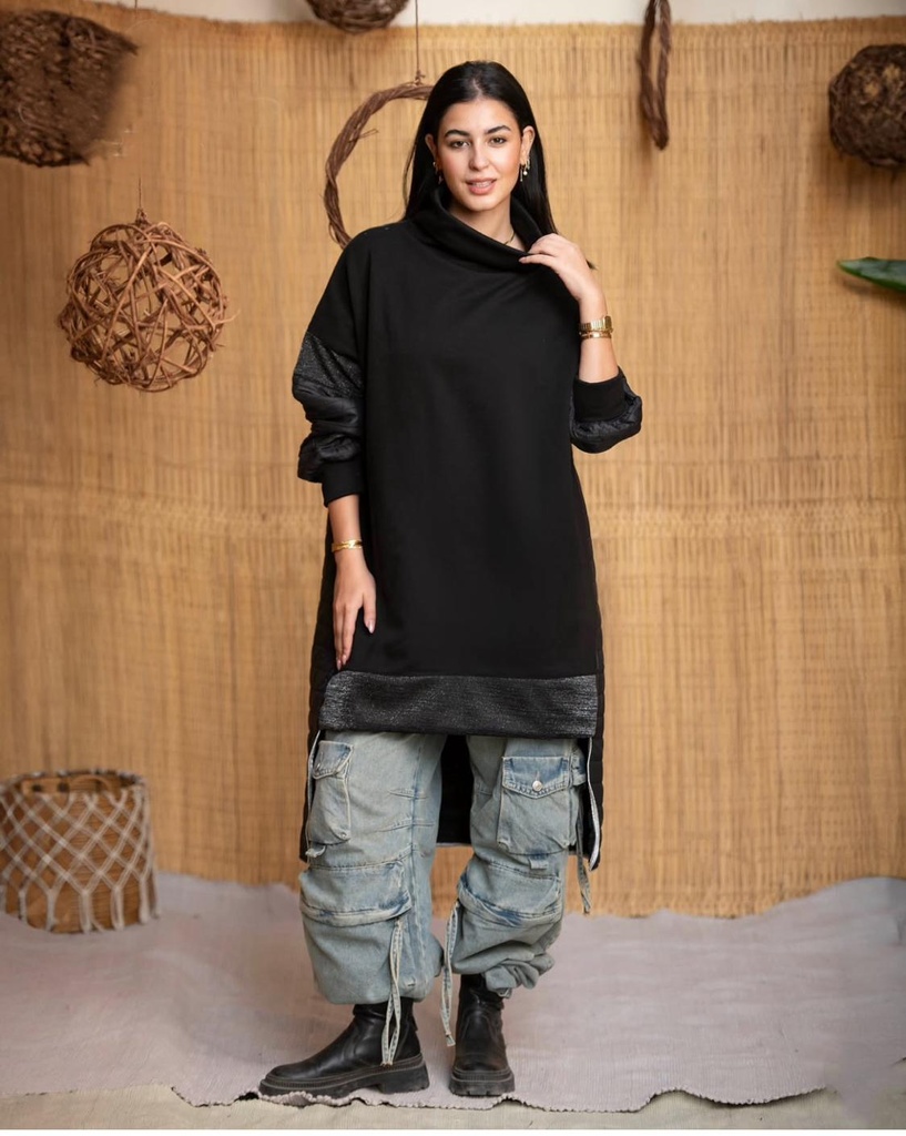 Quilted Cotton Sweatshirt waterproof And Fur Lining