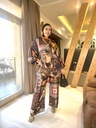 Versacio Satin Pants Set