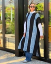 Denim Ease Poncho 