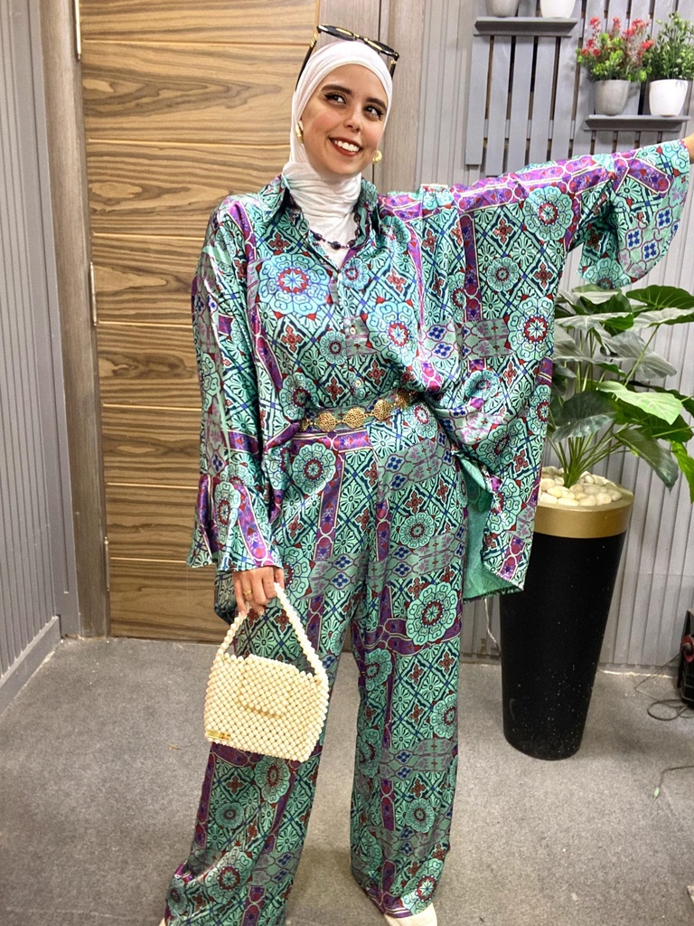 Mandela Printed Linen Set