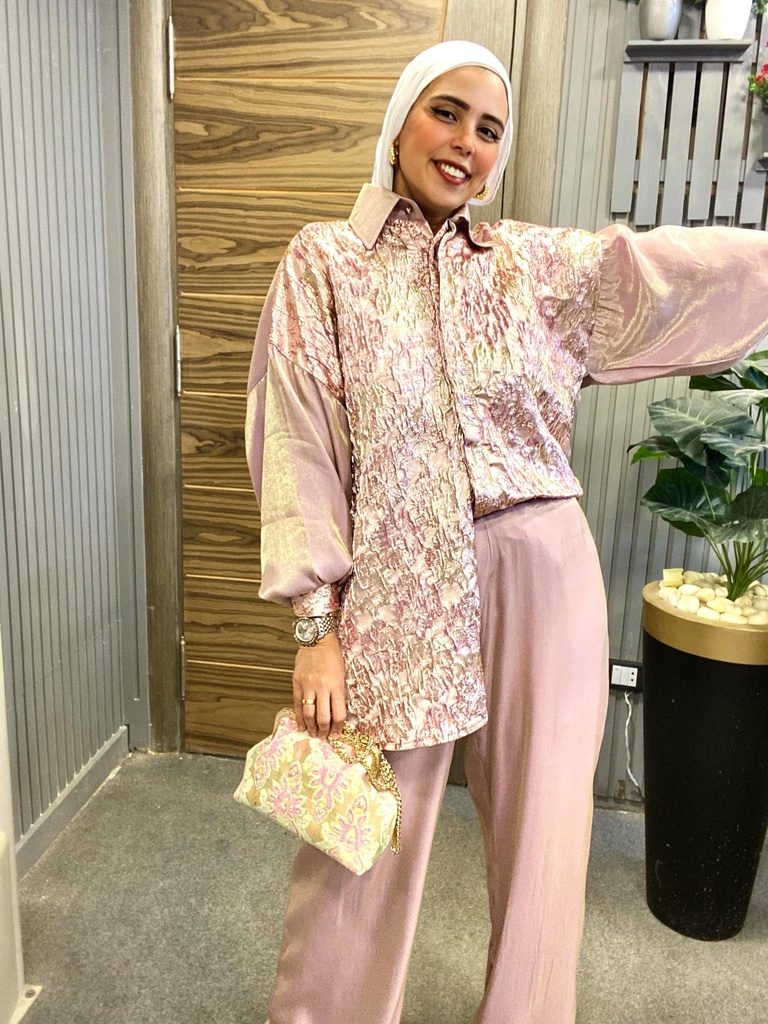 Brukar Embellished Pants Set