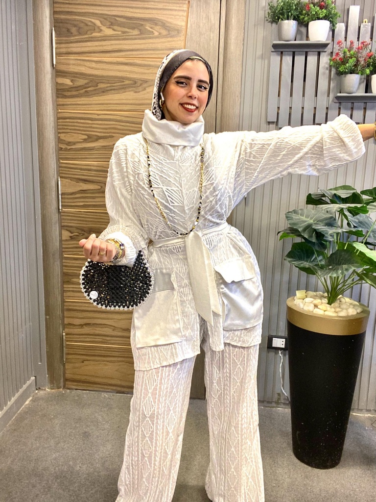 Quality Embroidered Needle Pantsuit