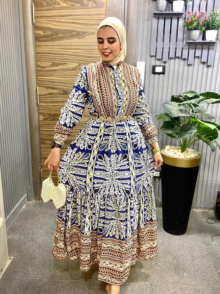 Boho Printed Maxi Dress