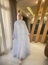 Linen Tier Pleated Dress