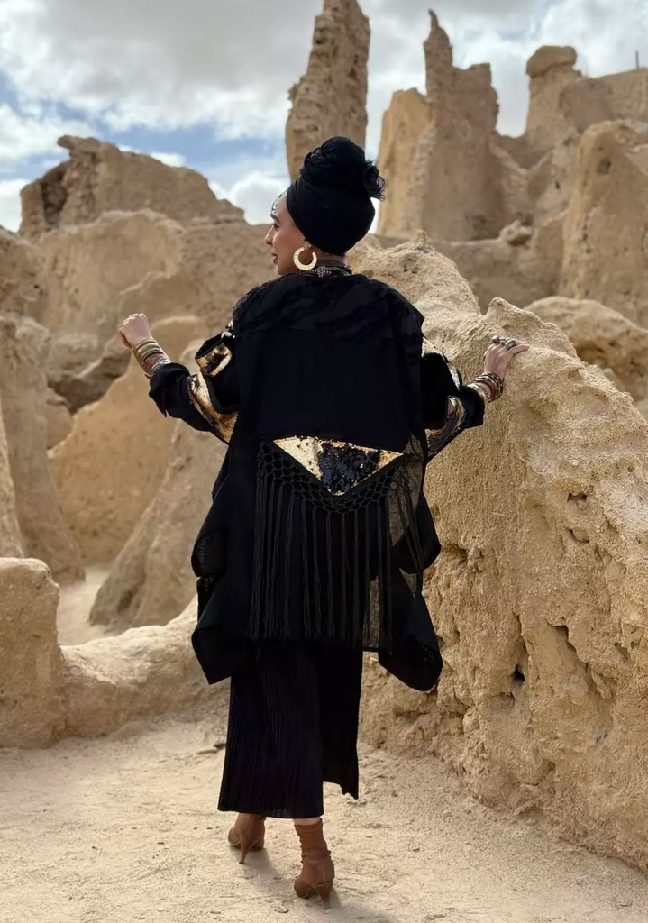 Odessa Fringes Kimono