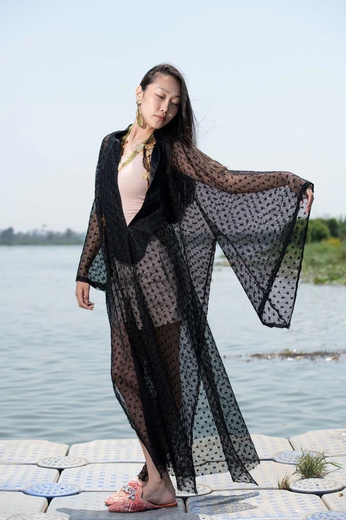 Morjana Crochet Cover-Up Dress