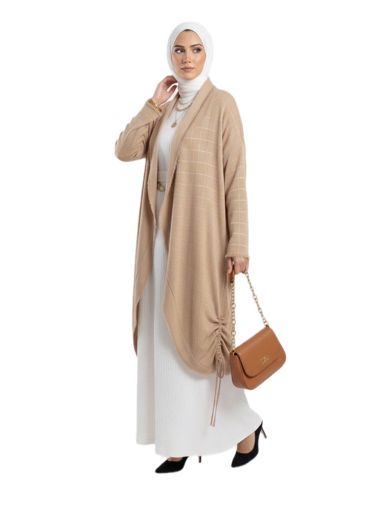 Linen Shredded Kimono 