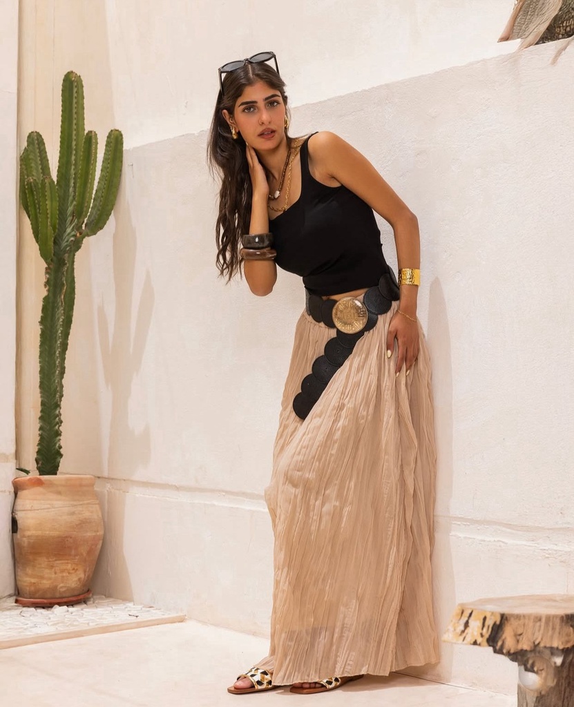 Chiffon Crinkle Skirt