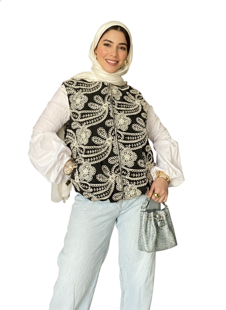 Threaded Giupure Vest